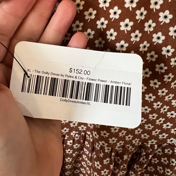 Rylee + Cru Dolly Dress in Flower Power/Amber floral - Picture 4 of 4